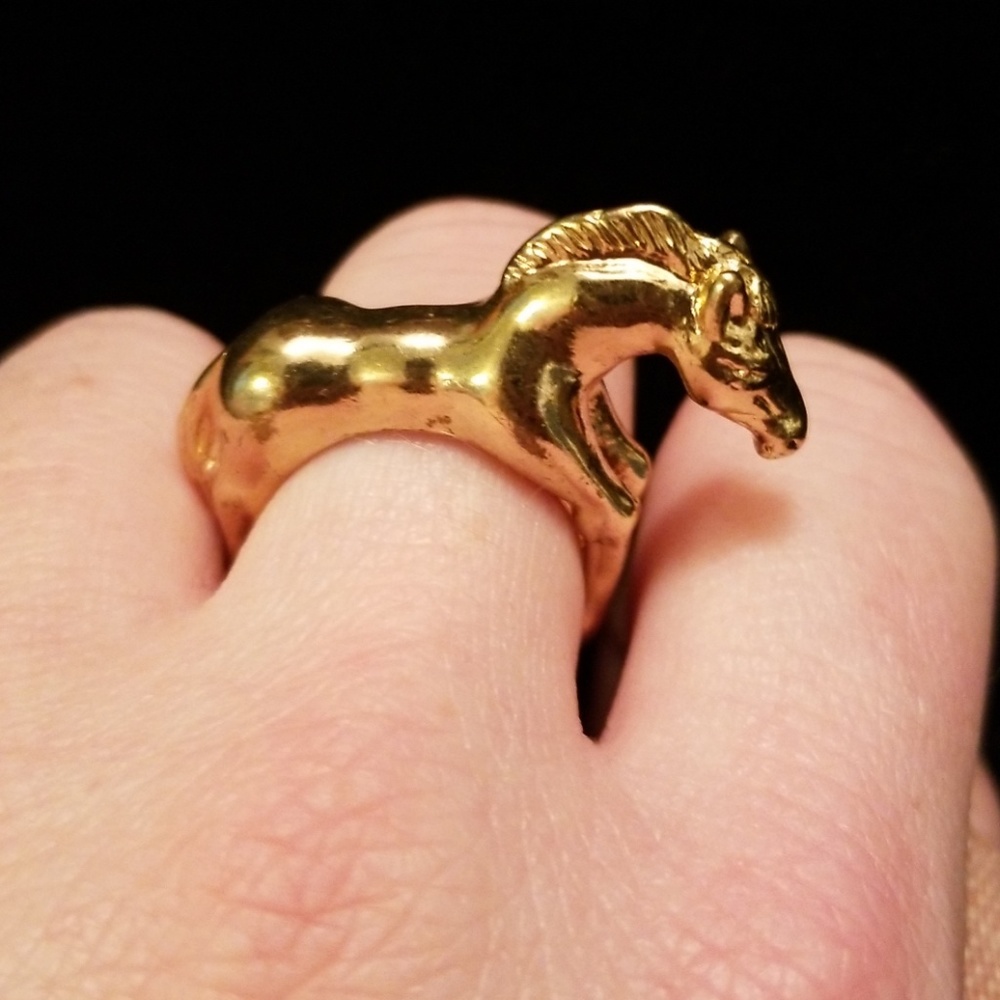 🐎 Gold Horse Ring 🐎